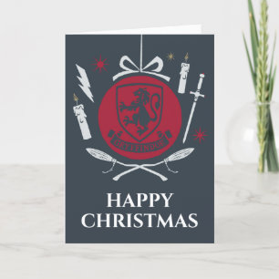 GRYFFINDOR™ Kerstbal Grafisch Feestdagen Kaart