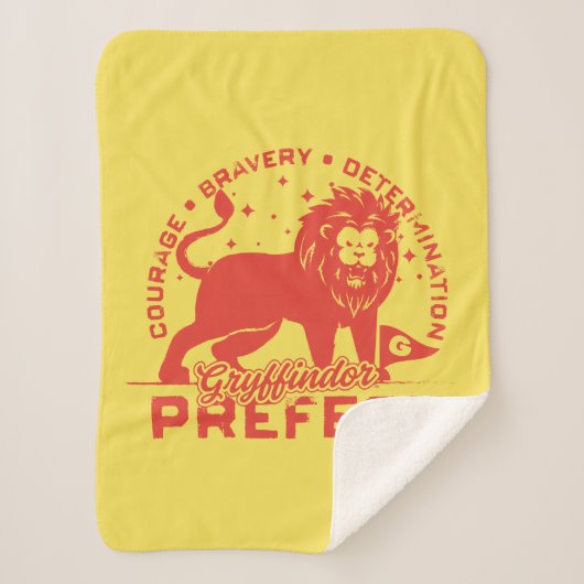 GRYFFINDOR™ Prefect Badge Sherpa Deken (Voorkant)