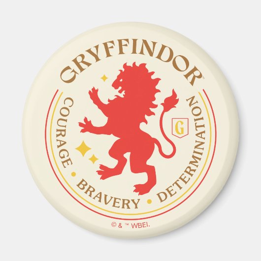 GRYFFINDOR™ Red Lion House Pride Badge Magneet (Voorkant)