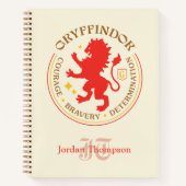 GRYFFINDOR™ Red Lion House Pride Badge Notitieboek (Voorkant)