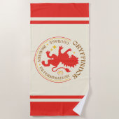 GRYFFINDOR™ Red Lion House Pride Badge Strandlaken (Voorkant)