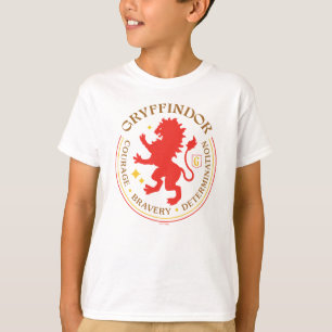 GRYFFINDOR™ Rode Leeuwenhuis Trots Badge T-shirt