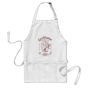 GRYFFINDOR™ Vastberadenheid Moed Dapperheid Wapen Standaard Schort
