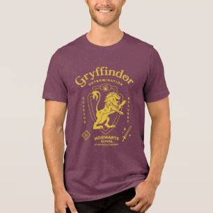 GRYFFINDOR™ Vastberadenheid Moed Dapperheid Wapen Tri-Blend Shirt