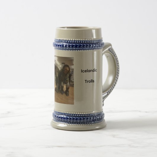 Grýla et Leppalúði chope à bière (Devant droit)