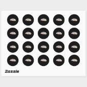 Gs In Blankets 2  Ronde Sticker (Vel)