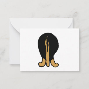 GS tweekleurige schat Notitiekaartje