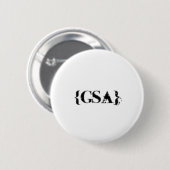 GSA-logo-knop Ronde Button 5,7 Cm (Voorkant /achterkant)
