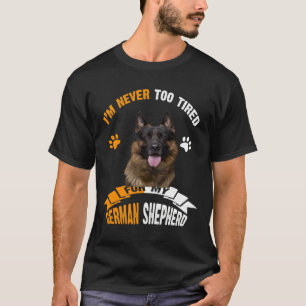 GSD119 - Ik ben nooit te gespannen voor mijn Duits T-shirt