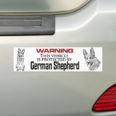 GSD-beveiliging - Bumpersticker (Op auto)