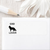 GSD liefhebber Etiket (Insitu)
