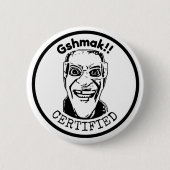 Gshmak gecertificeerde Button Pin (Voorkant)