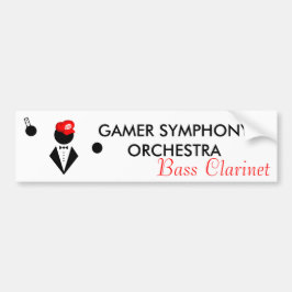 GSO Bass Clarinet Bumpersticker