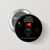 GSO Black Button (Voorkant /achterkant)