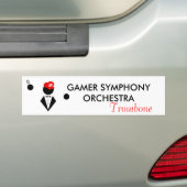 GSO Trombone Bumpersticker (Op auto)