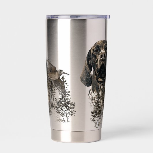 GSP, Duitse kortharige aanwijzer Geïsoleerde Drinkbeker (Links)