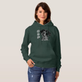 GSP German Short Hazard Pointer Dog Mam Pap Best Hoodie (Voorkant volledig)