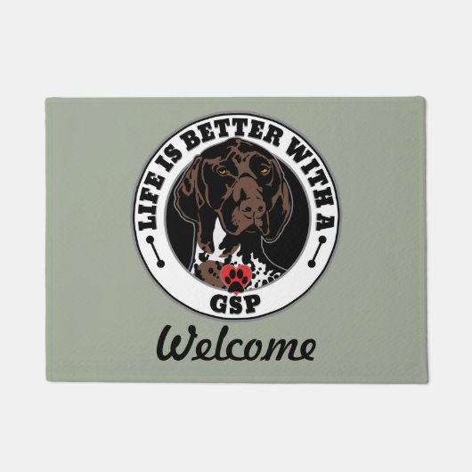 GSP Personalized Life Is Better With A GSP Deurmat (Voorkant)