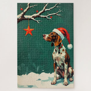 GSP Wijzend naar de Kerstster Hoed Legpuzzel