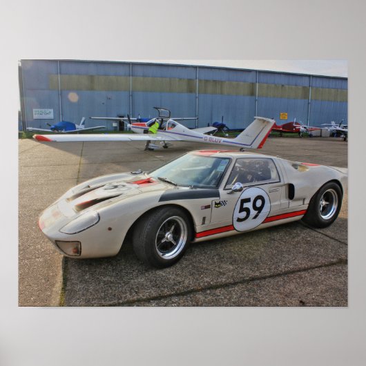 GT40 POSTER (Voorkant)