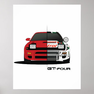 GT-Vier Poster