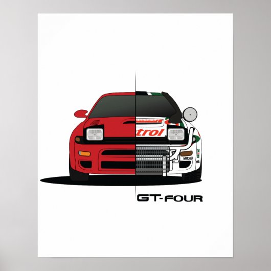 GT-Vier Poster (Voorkant)