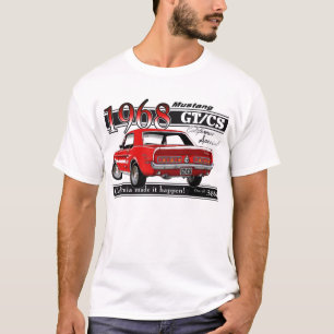GTCS 1968 Mustang - dubbelzijdig T-shirt
