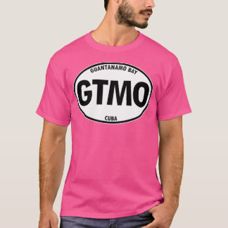 GTMO - Naval Station Guantanamo Bay Cuba Oval Trav T-shirt