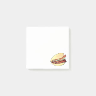 Gua Bao Pork Belly Bun Chinese Taiwanese Food Post-it® Notes