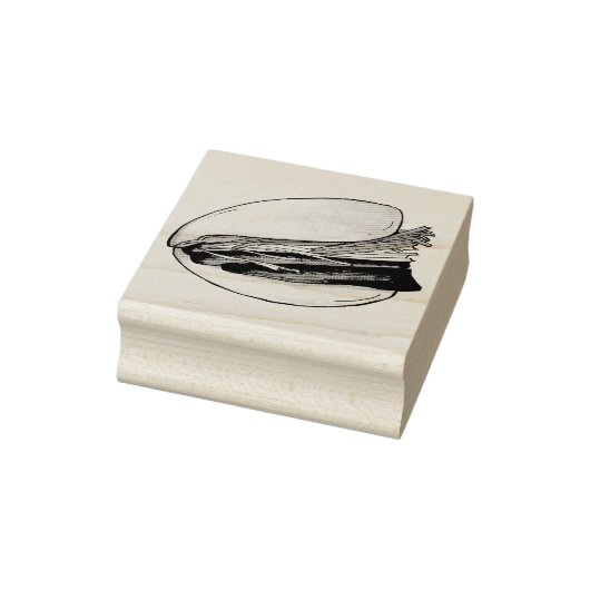 Gua Bao Pork Belly Bun Chinese Taiwanese Food Rubberstempel (Stempel)