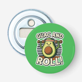 Guac en Roll Button Flesopener