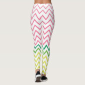 Guac & Glow : Leggings à chevron multicolore (Dos)