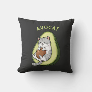 Guac Meow-modus Kussen