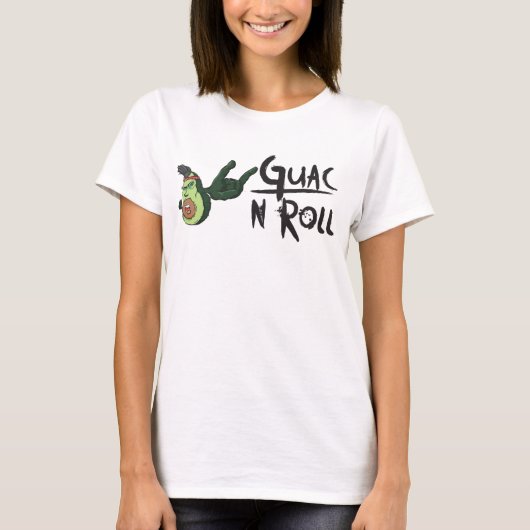 Guac N Roll Women's Long-Sleeve Simple Flowy Top (Voorkant)