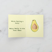 Guacamole Avocado Sjabloon van aankondiging van zw (Binnen)