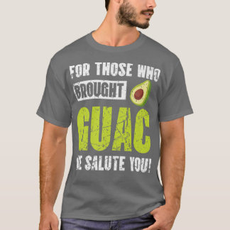 Guacamole Classic Rock Music Pun Avocado G T-shirt
