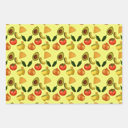 Guacamole en Tortilla Chips Inpakpapier Vel (Voorkant 2)