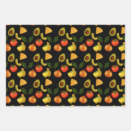 Guacamole en Tortilla Chips Inpakpapier Vel (Voorkant)