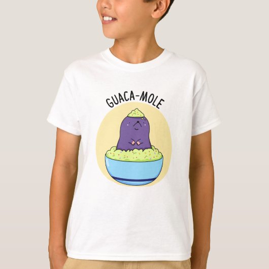 Guacamole Grappige Mol In Guacamole Dip Pun T-shirt (Voorkant)