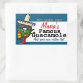 Guacamole Mexicaans  Eten Gift Jar Label (Tas)