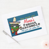 Guacamole Mexicaans  Eten Gift Jar Label (Envelop)
