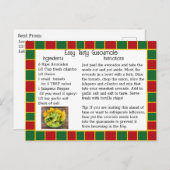 Guacamole Recipe-kaart Briefkaart (Voorkant / Achterkant)