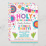 Guacamole saint 30 de 30ème invitation<br><div class="desc">30ème invitation d'anniversaire de fiesta 
Toutes les conceptions sont PARTIE Ltd de PERFECTION de PIXEL de ©</div>