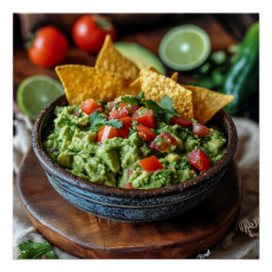 Guacamole Stock Afbeelding Perfect Poster