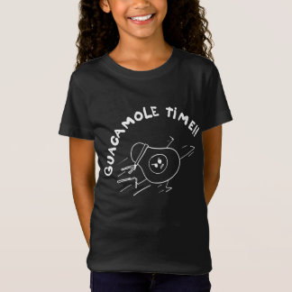Guacamole tijd witte lijn t-shirt
