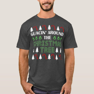 Guacin rond de kerstboom Tropische Christma T-shirt