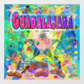 Guadalajara Epoch Uur Venster Cling Raamsticker (Vel)