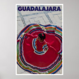Guadalajara-kunst Mexico Reisposter Mexicaanse Pri Poster