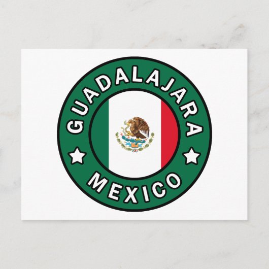 Guadalajara Mexico Briefkaart (Voorkant)