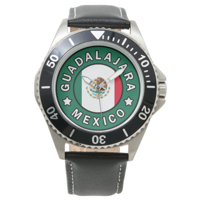 Guadalajara Mexico Horloge (Voorkant)